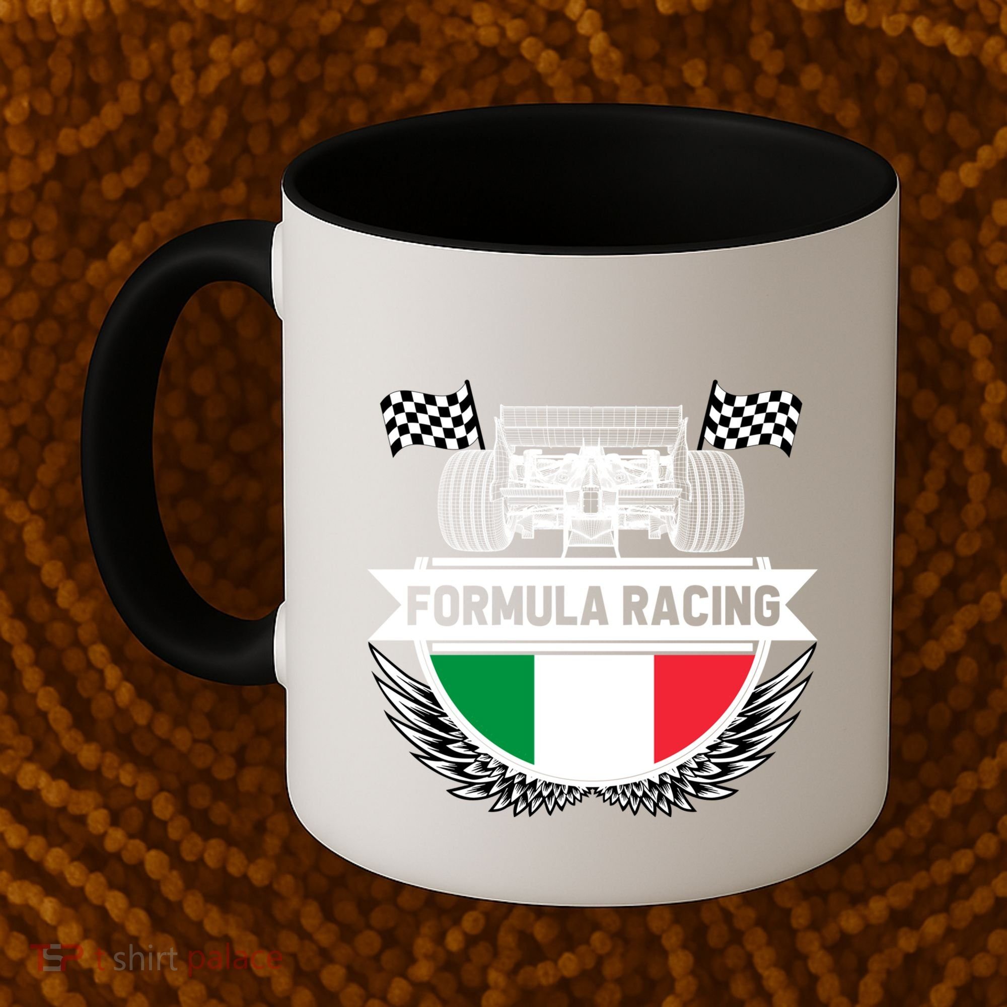 Emilia Romagna Auto Race Italy Flag Formula Racing Car Fan Cool Gift Coffee Mug