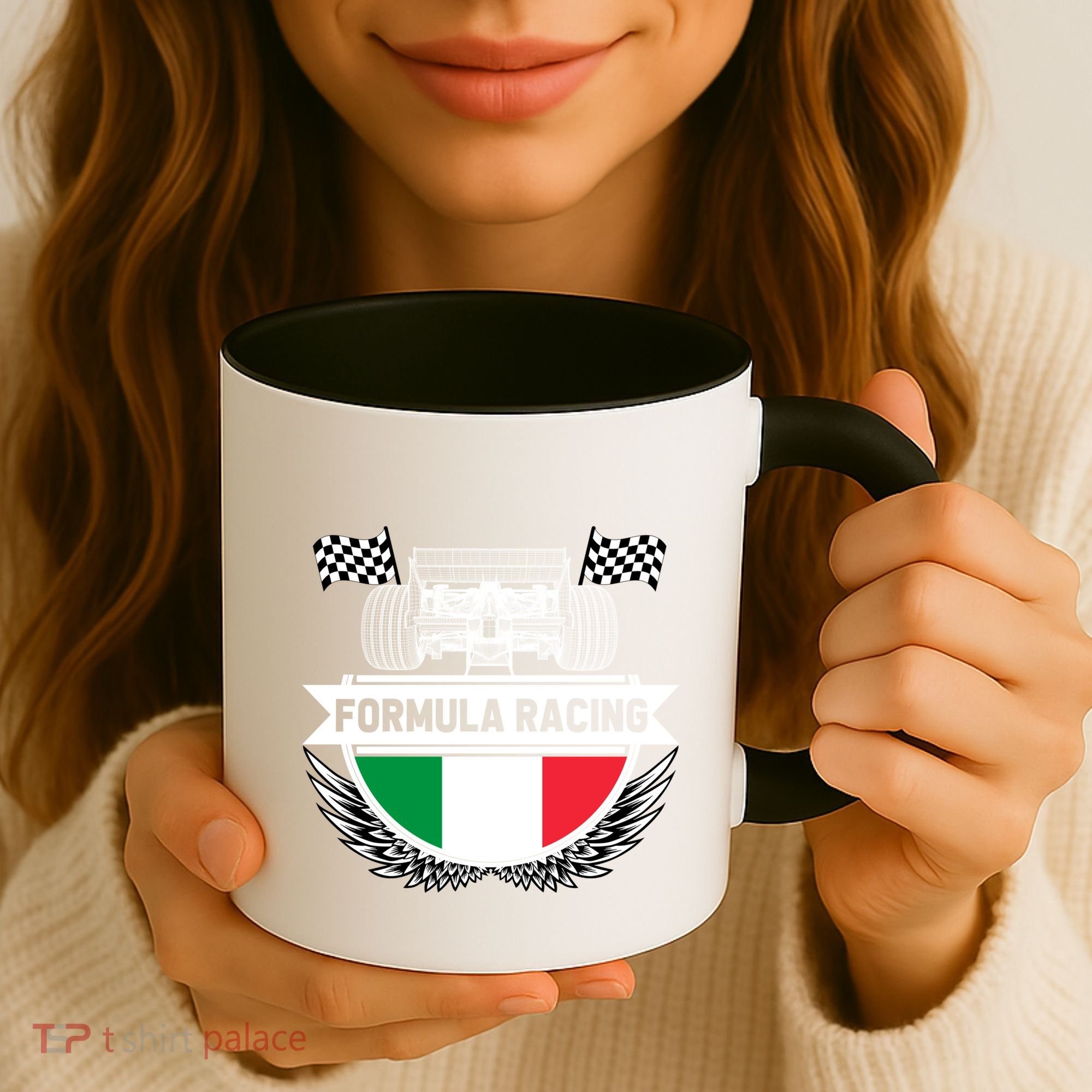 Emilia Romagna Auto Race Italy Flag Formula Racing Car Fan Cool Gift Coffee Mug