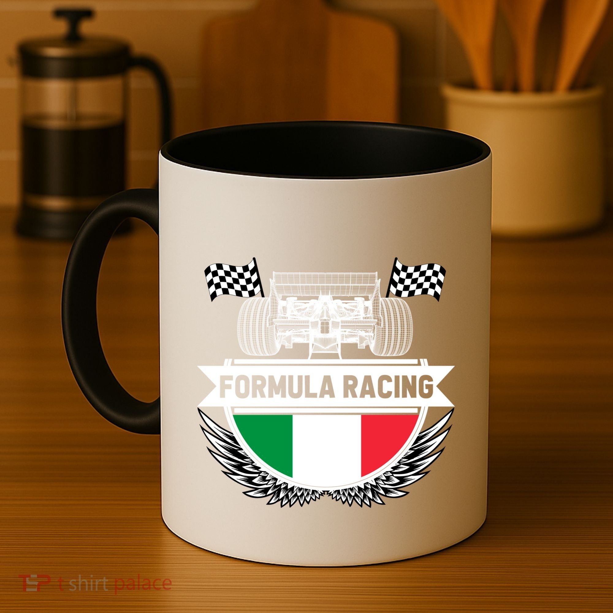 Emilia Romagna Auto Race Italy Flag Formula Racing Car Fan Cool Gift Coffee Mug