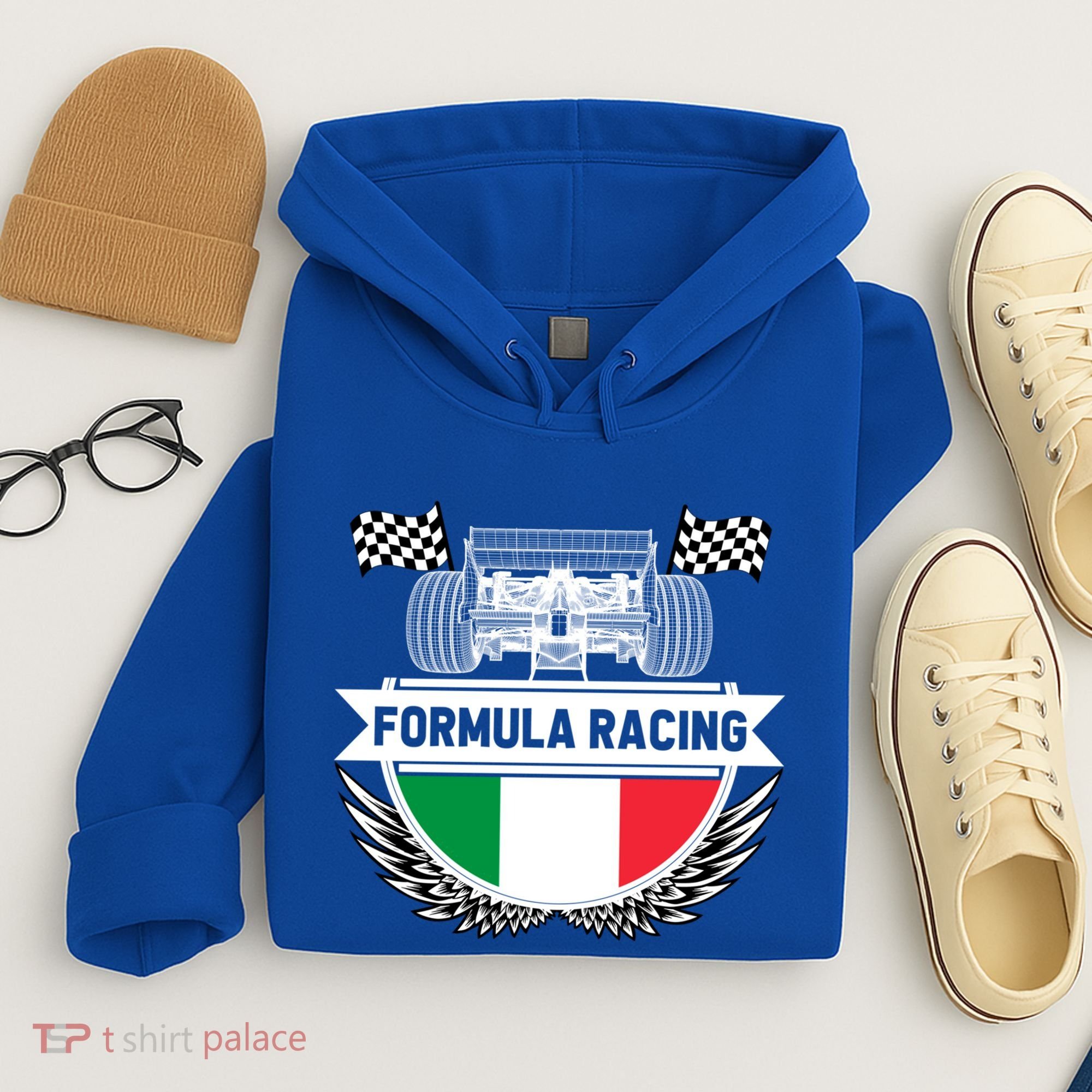 Emilia Romagna Auto Race Italy Flag Formula Racing Car Fan Cool Gift Hoodie