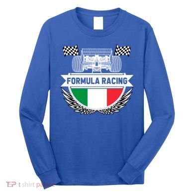 Emilia Romagna Auto Race Italy Flag Formula Racing Car Fan Cool Gift Long Sleeve Shirt