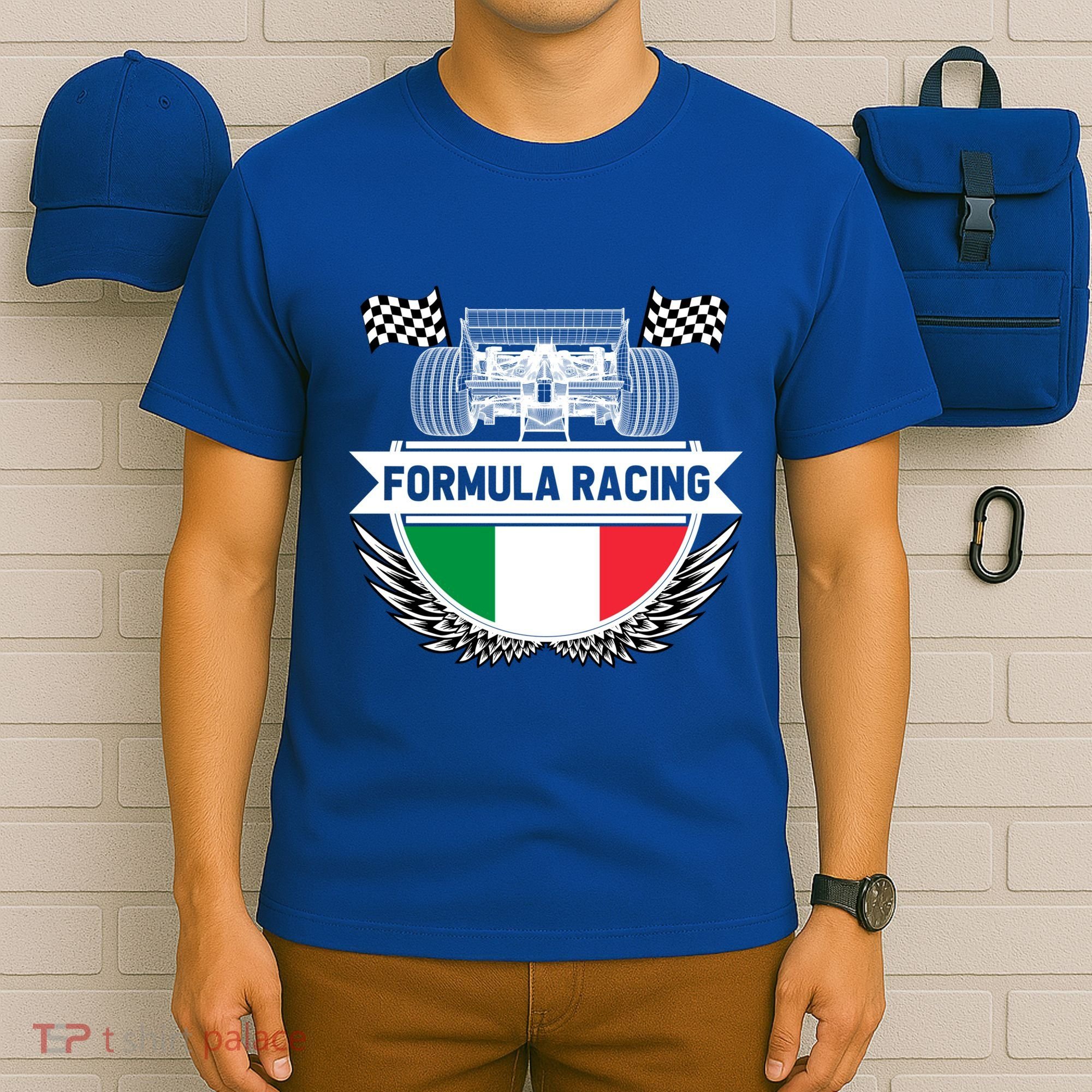 Emilia Romagna Auto Race Italy Flag Formula Racing Car Fan Cool Gift T-Shirt