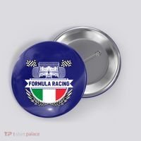 Emilia Romagna Auto Race Italy Flag Formula Racing Car Fan Cool Gift Button thumb 0