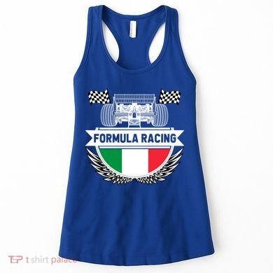 Emilia Romagna Auto Race Italy Flag Formula Racing Car Fan Cool Gift Women's Tank Top