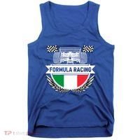Emilia Romagna Auto Race Italy Flag Formula Racing Car Fan Cool Gift Tank Top thumb 0