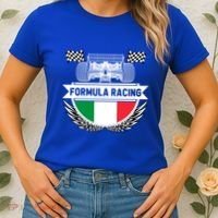 Emilia Romagna Auto Race Italy Flag Formula Racing Car Fan Cool Gift Women's T-Shirt thumb 2