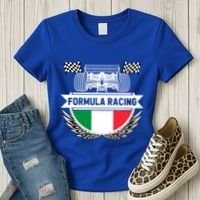 Emilia Romagna Auto Race Italy Flag Formula Racing Car Fan Cool Gift Women's T-Shirt thumb 3