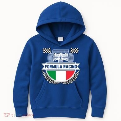 Emilia Romagna Auto Race Italy Flag Formula Racing Car Fan Cool Gift Kids Hoodie