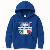 Emilia Romagna Auto Race Italy Flag Formula Racing Car Fan Cool Gift Kids Hoodie thumb 0