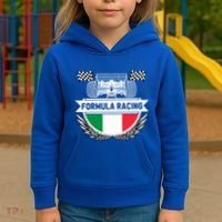 Emilia Romagna Auto Race Italy Flag Formula Racing Car Fan Cool Gift Kids Hoodie thumb 3