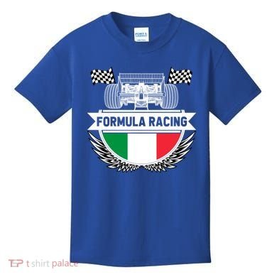 Emilia Romagna Auto Race Italy Flag Formula Racing Car Fan Cool Gift Kids T-Shirt