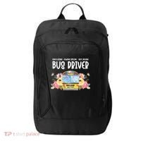 Early Rising Always Smiling Safe Driving Bus Driver Gift City Backpack thumb 0
