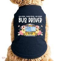 Early Rising Always Smiling Safe Driving Bus Driver Gift Doggie Tank thumb 0