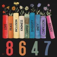 Equal Rights Book Flower 8647 Trump Feminist Women Rights Gift Women's Tank Top thumb 5