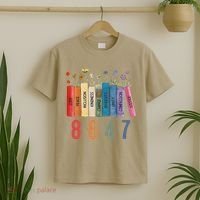 Equal Rights Book Flower 8647 Trump Feminist Women Rights Gift T-Shirt thumb 2