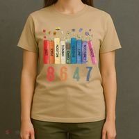 Equal Rights Book Flower 8647 Trump Feminist Women Rights Gift T-Shirt thumb 4