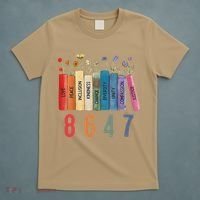 Equal Rights Book Flower 8647 Trump Feminist Women Rights Gift T-Shirt thumb 5