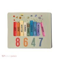Equal Rights Book Flower 8647 Trump Feminist Women Rights Gift Mousepad thumb 0