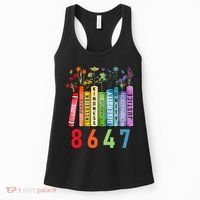 Equal Rights Book Flower Anti Trump Feminist Women Rights Women's Tank Top thumb 0