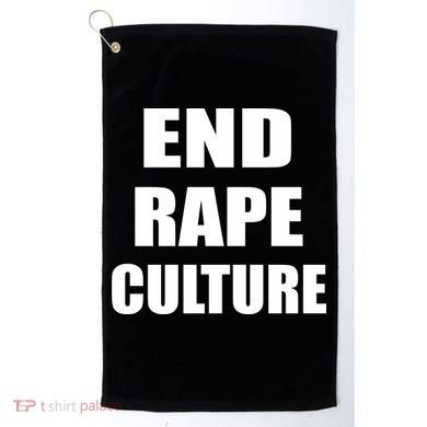 End Rape Culture Golf Towel