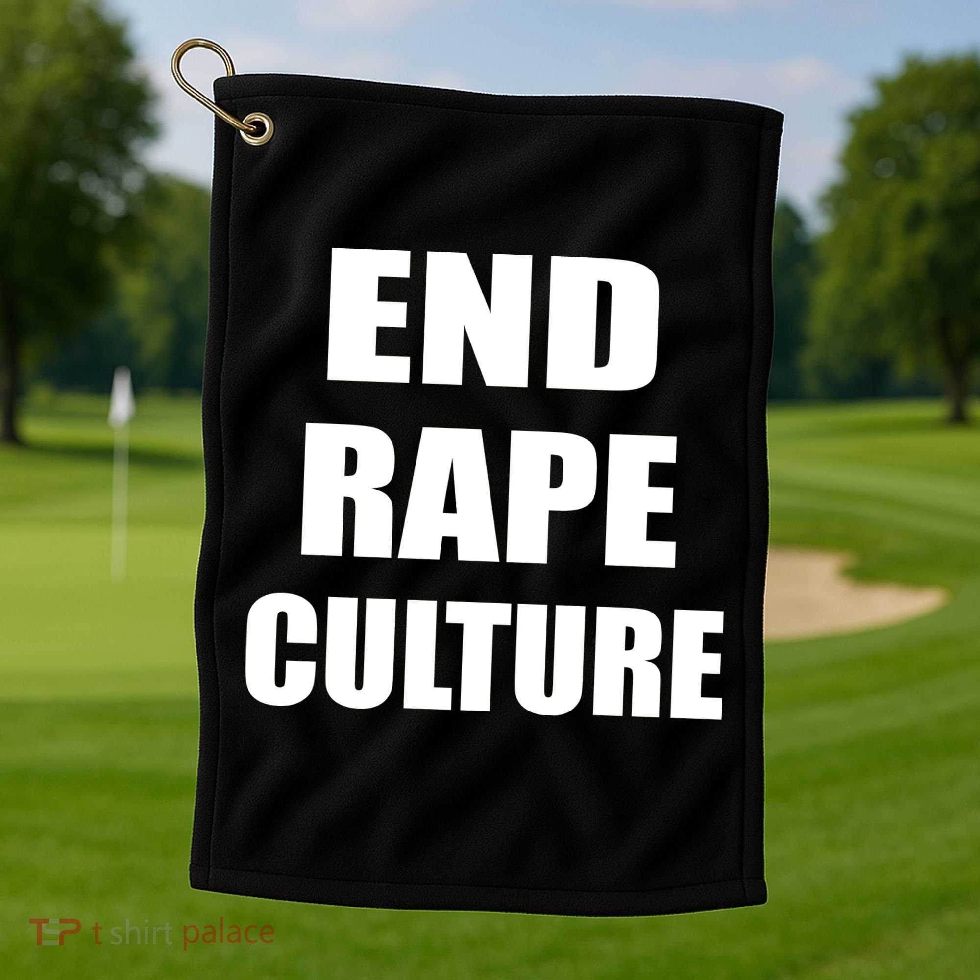 End Rape Culture Golf Towel