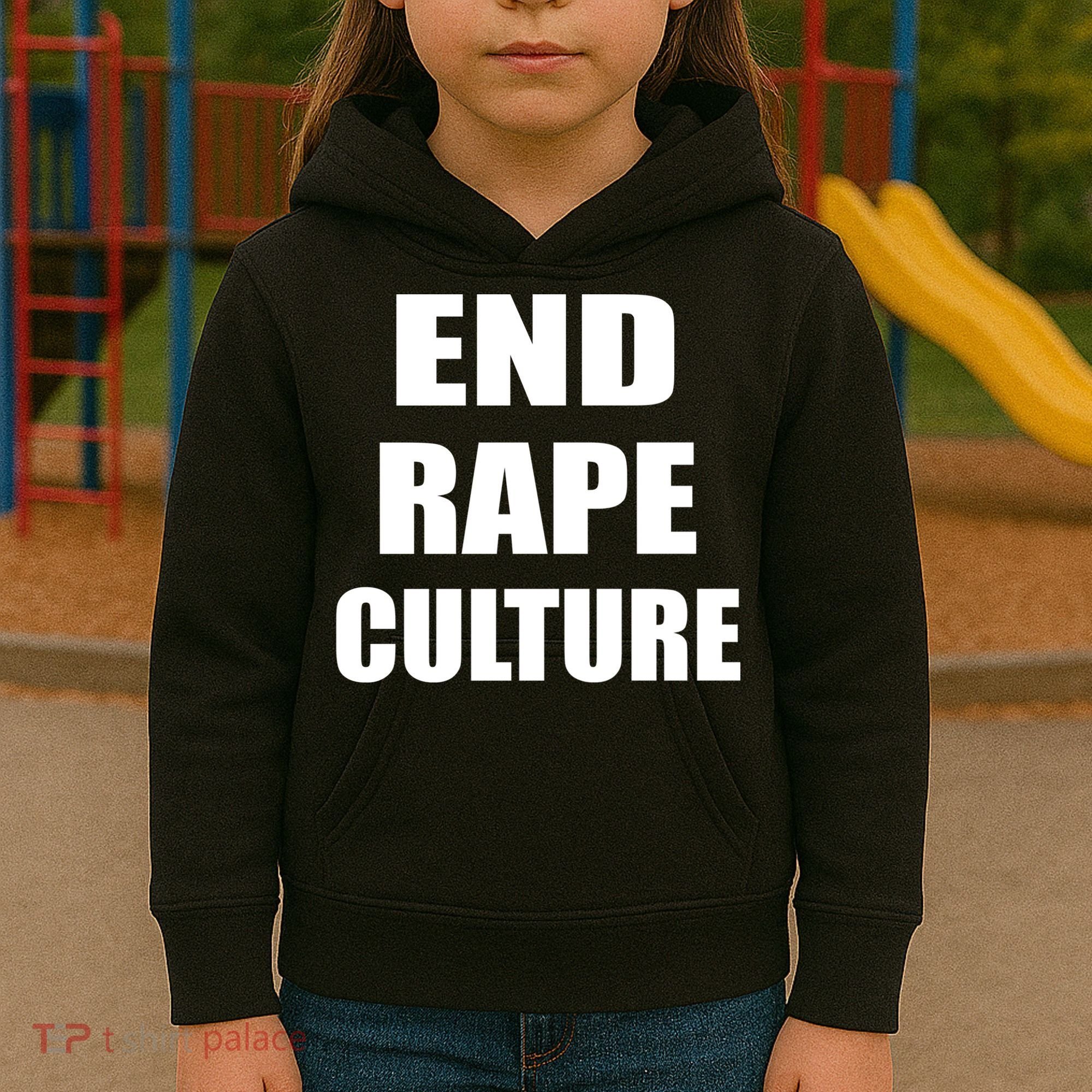 End Rape Culture Kids Hoodie