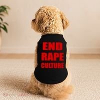 End Rape Culture Red Imprint Doggie Tank thumb 2