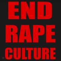 End Rape Culture Red Imprint Long Sleeve Shirt thumb 2