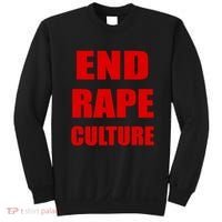 End Rape Culture Red Imprint Sweatshirt thumb 0
