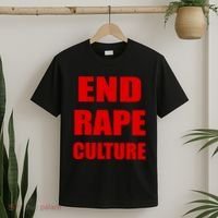 End Rape Culture Red Imprint T-Shirt thumb 2