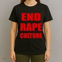 End Rape Culture Red Imprint T-Shirt thumb 4