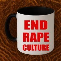 End Rape Culture Red Imprint Coffee Mug thumb 2