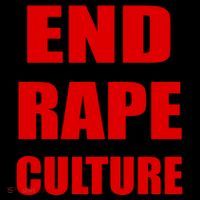 End Rape Culture Red Imprint Women's Hoodie thumb 2
