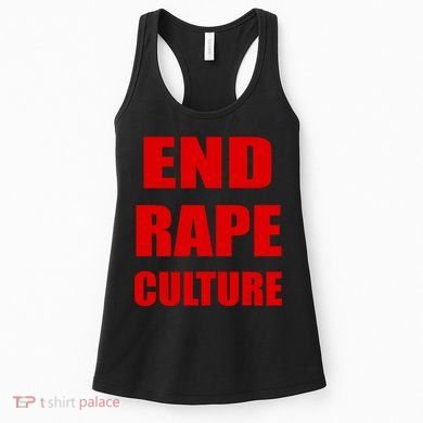 End Rape Culture Red Imprint Women's Tank Top