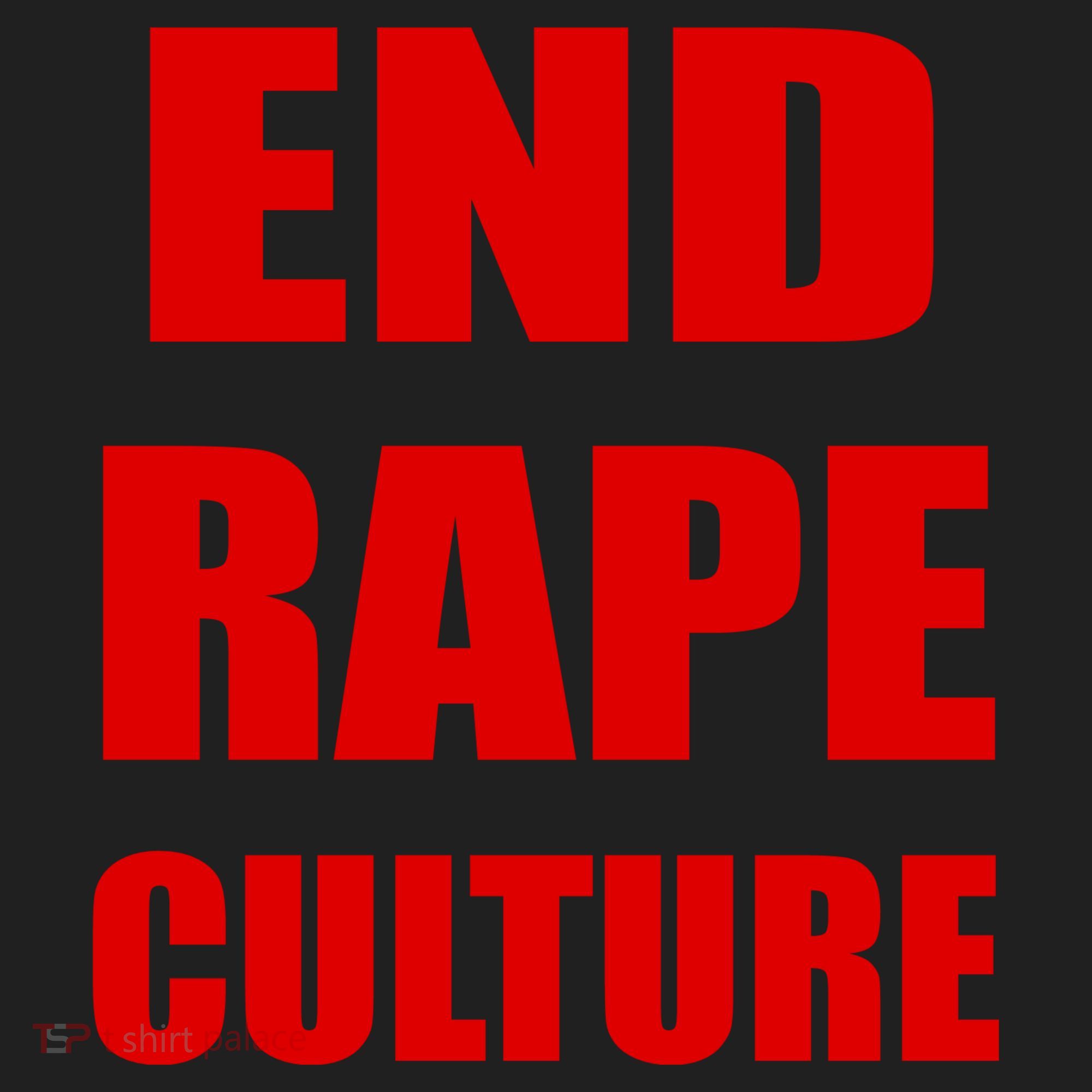 End Rape Culture Red Imprint Hat