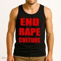 End Rape Culture Red Imprint Tank Top thumb 3
