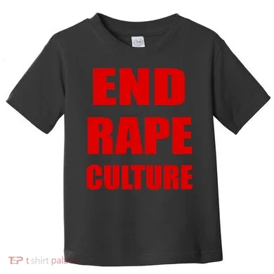 End Rape Culture Red Imprint Toddler T-Shirt