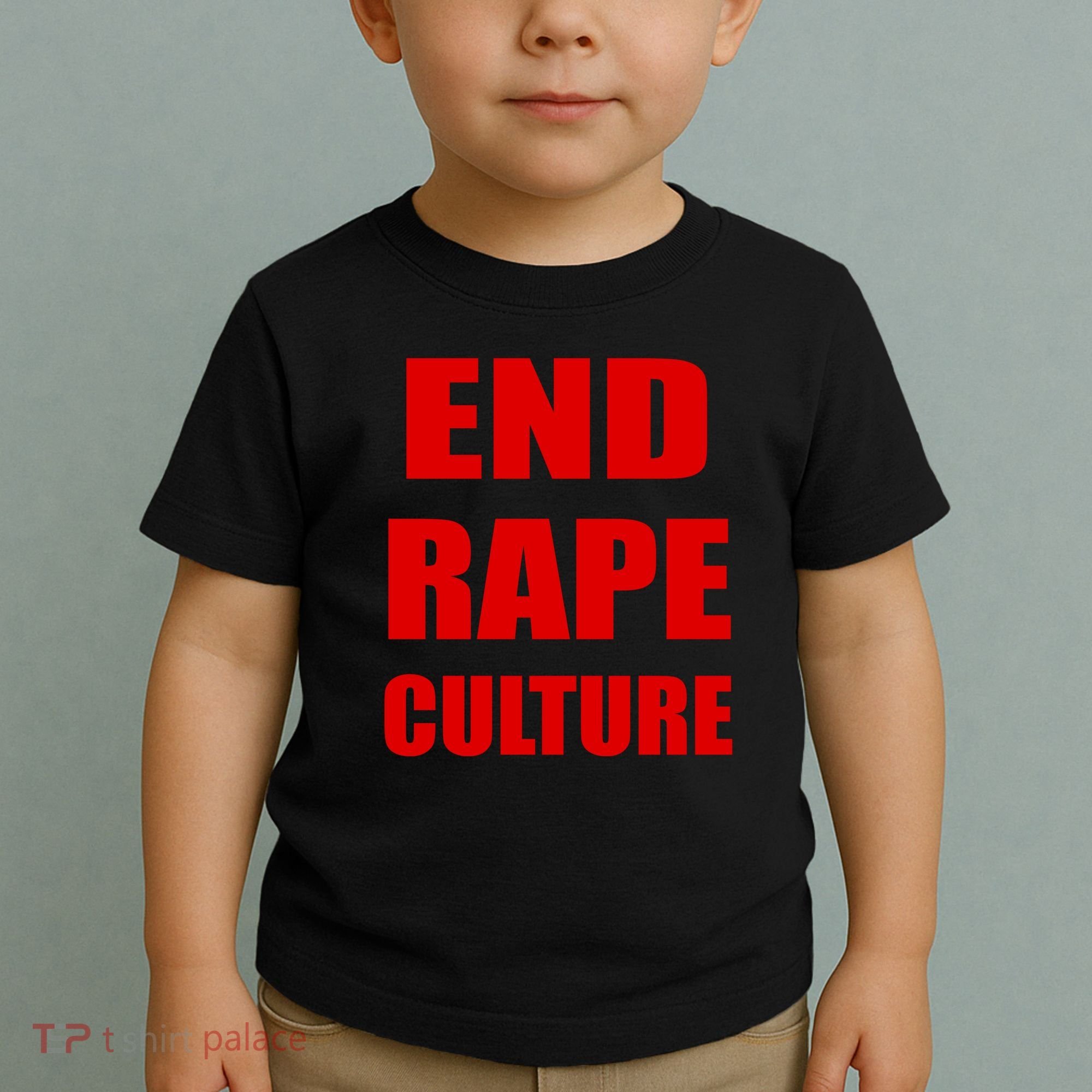 End Rape Culture Red Imprint Toddler T-Shirt
