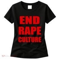 End Rape Culture Red Imprint Women's T-Shirt thumb 0
