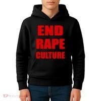 End Rape Culture Red Imprint Kids Hoodie thumb 4