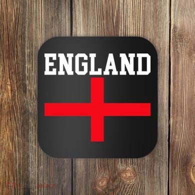 England Red Cross Flag Coaster
