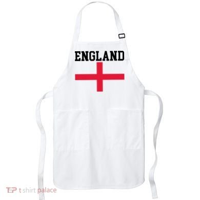 England Red Cross Flag Apron