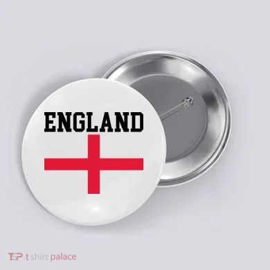 England Red Cross Flag Button