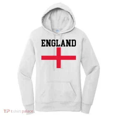 England Red Cross Flag Women's Hoodie