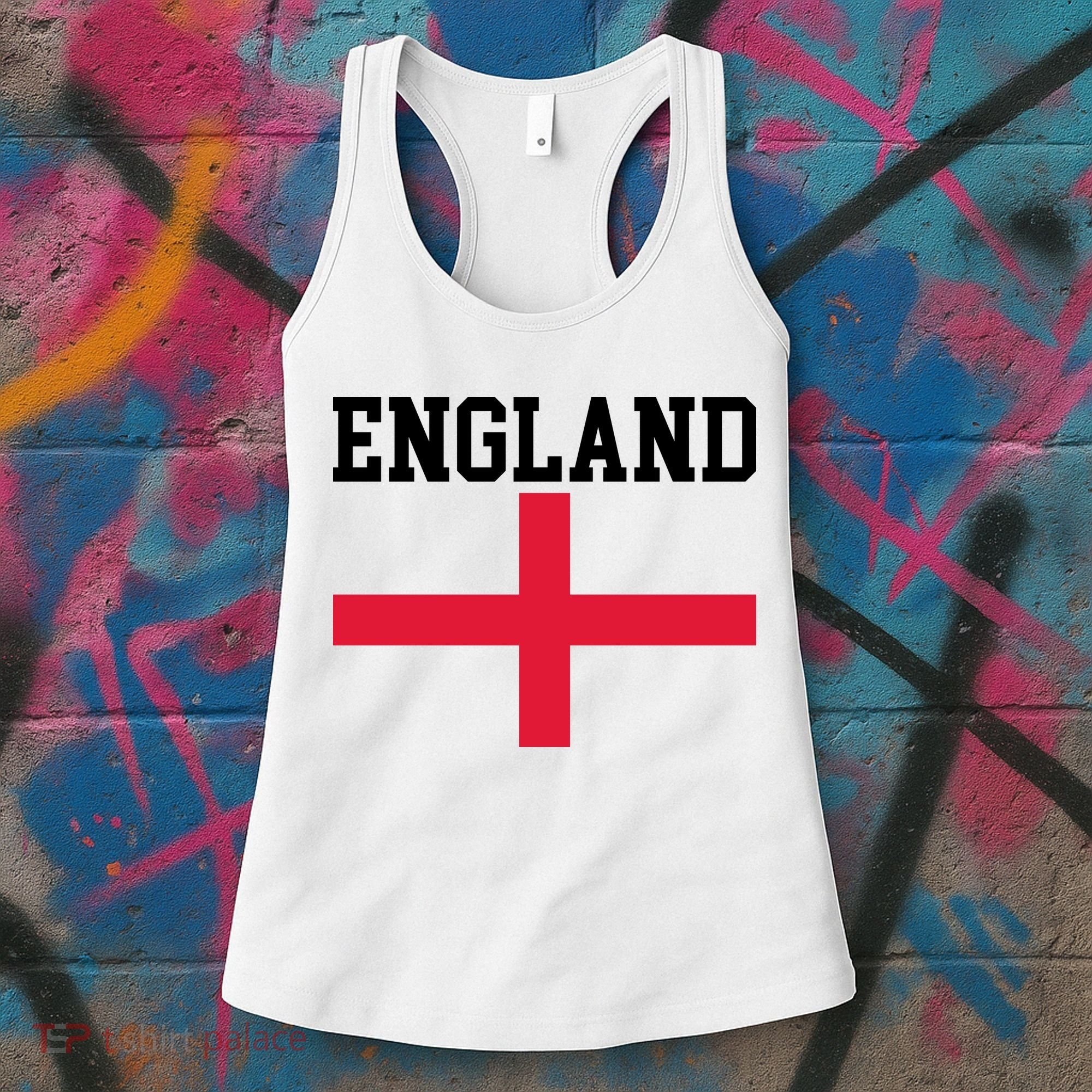 England Red Cross Flag Women's Tank Top