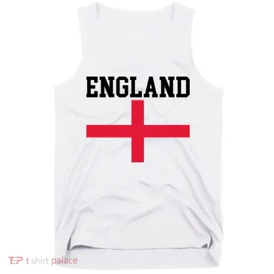 England Red Cross Flag Tank Top
