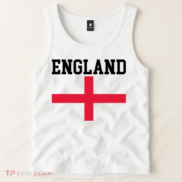 England Red Cross Flag Tank Top