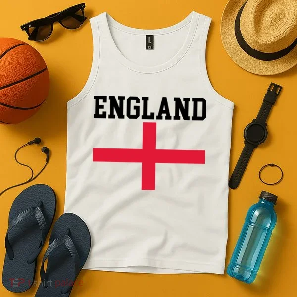 England Red Cross Flag Tank Top