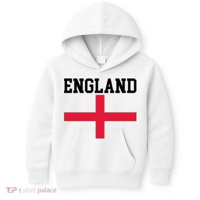 England Red Cross Flag Kids Hoodie