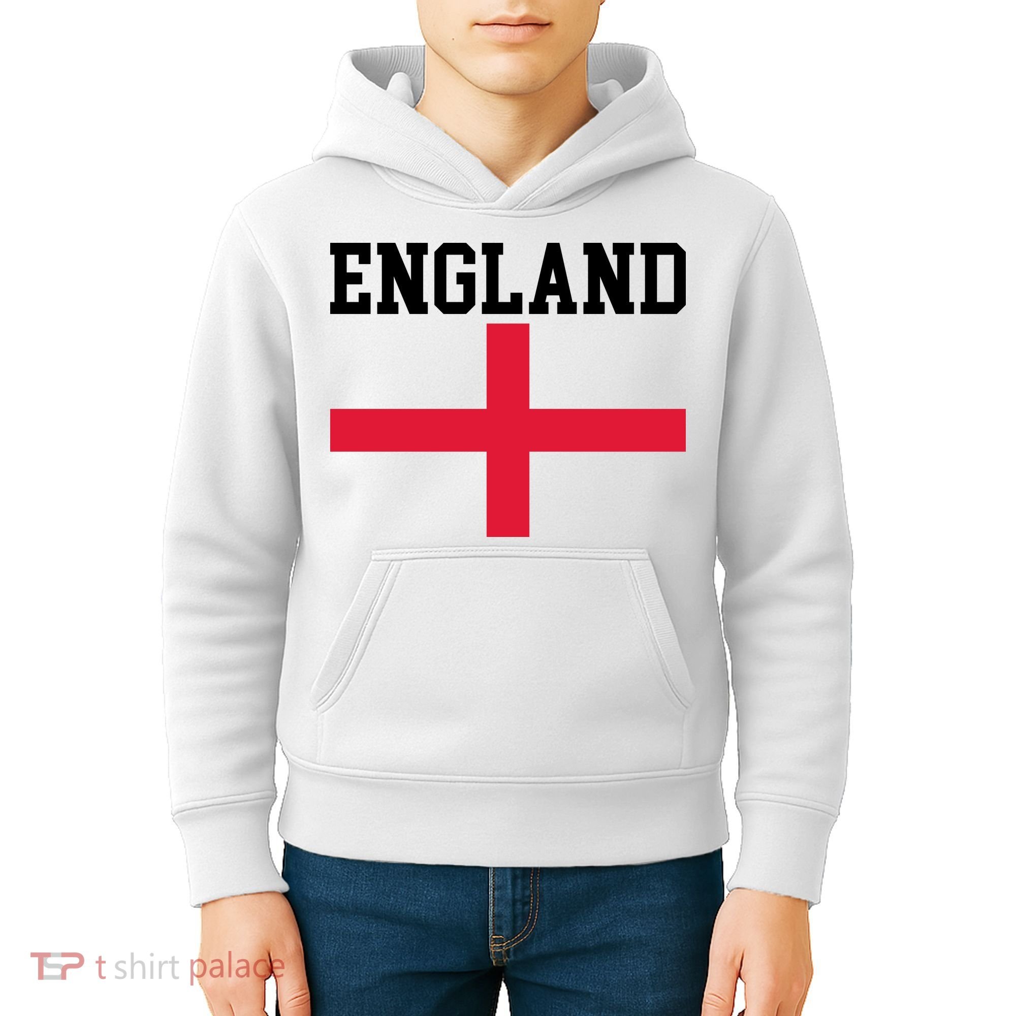 England Red Cross Flag Kids Hoodie